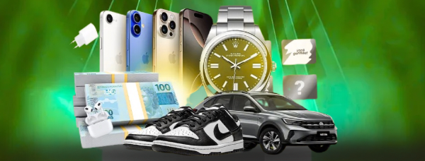 Prêmios de até R$50.000,00